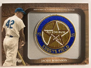 Jackie Robinson 2009 Topps Ebbets Field Commemorative Patch Card #lpr-9 (4906) - Picture 1 of 2