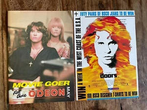 THE DOORS FEATURE FILM - PROMO FLYER & ODEON CINEMA MAGAZINE 1991 - Picture 1 of 6