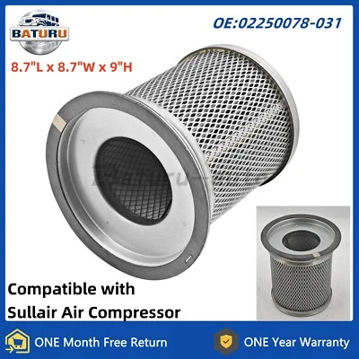 02250078-031 Air/Oil Separator Filter For Sullair Air Compressor 2250078-029 NEW - Image 1 of 4