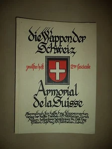 Die Wappen Der Suisse/Armorial de la Suisse (Swiss Coats-of-Arms), Vol. 12 - Picture 1 of 1