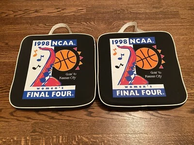 Set Of Vintage 1998 NCAA Women’s Final Four Seat Cushions Kansas City Sears - Imagem 1 de 2