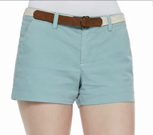 Joie Jardin Solid Shorts Pale Ocean 12 NWT $238 - Picture 1 of 2