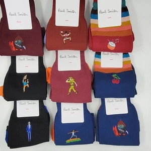 Paul Smith  Socks Embroidered Made in Italy Great gift - Picture 1 of 20