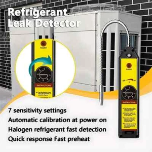 Gas Leakage Tester Car Air Conditioner AC Freon Halogen Gas Leak Detector - Picture 1 of 24