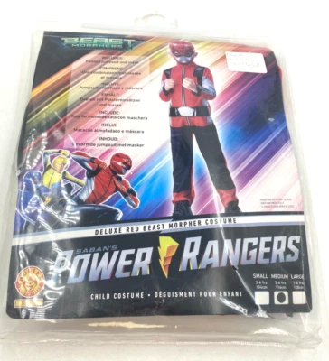 Power Rangers Rubies Deluxe Red Beast Morpher Costume Age 5-6 YJN001 NG - Image 1 of 4