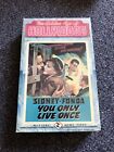 Rare The Golden Age Of Hollywood You Only Live Once Big Box VHS Love & Murder