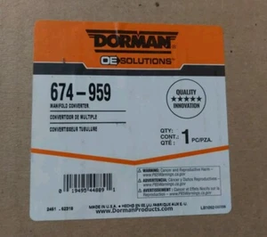 Colector de escape Dorman 674-959 + convertidor catalítico #1 Nissan Altima Sentra - Imagen 1 de 10