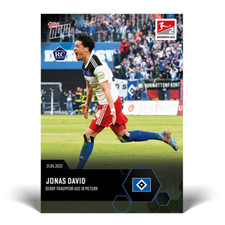 Topps Now Bundesliga 2022-23 - Card 187 - Jonas David - Hamburger SV