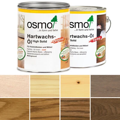 Osmo Hartwachs Öl Hartwachsöl High Solid Naturöl Original 3032 3062 ab 23,90 €/L - Bild 1 von 2
