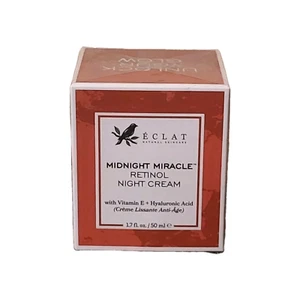 ECLAT Midnight Miracle Retinol Night Cream with Vitamin E Unscented 1.7 fl oz - Picture 1 of 4