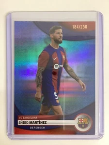 JUEGO TOPPS BARCELONA TEAM 2023/24 PARALELO INIGO MARTINEZ 184/250 - Imagen 1 de 2