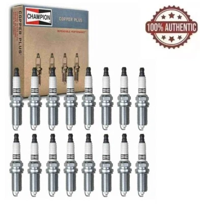 16 pc Champion Copper Plus Spark Plugs for 2003-2008 Dodge Ram 1500 5.7L V8 fa - Image 1 of 2