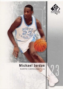 MICHAEL JORDAN 2011-12 SP AUTHENTIC CARD 1 NORTH CAROLINA BULLS - Picture 1 of 2