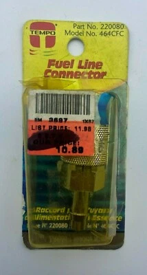 Tempo 220080 Fuel Line Connector - Image 1 of 2