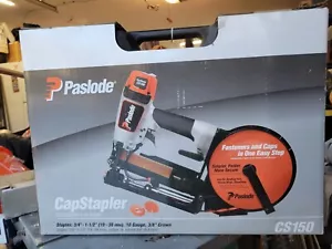 Paslode CS150 Pneumatic 18-Gauge 3/8" Crown Cap Stapler W/ Case - Picture 1 of 2
