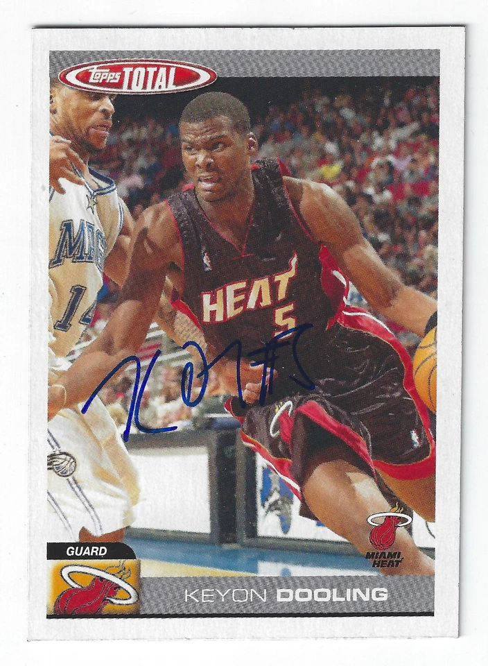 KEYON DOOLING MIAMI HEAT SIGNED CARD BUCKS NETS CLIPPERS CELTICS GRIZZLIES MAGIC - Image 1 of 1