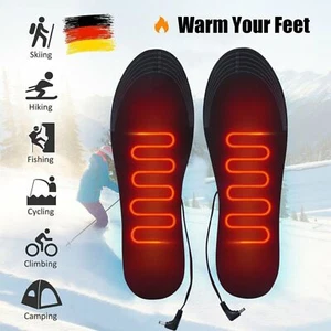 Beheizbare Einlegesohlen Schuheinlagen Heizsohlen Sohlenwärmer Heated Insoles - Bild 1 von 7