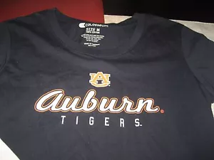 WOMENS COLOSSEUM AUBURN TIGERS LONG SLEEVE LAYERED SHIRT M MEDIUM NAVY NEW - Picture 1 of 2