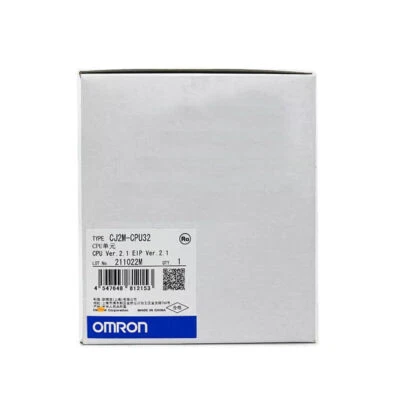 1PCS New IN Box Omron CJ2M-CPU32 CJ2M CPU32 CPU Unit CJ2MCPU32 - Image 1 of 2