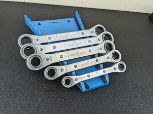 #bi926 Cornwell Allied Ratchet Wrenches Set SAE 1/4 - 7/8 Made in USA - Picture 1 of 13