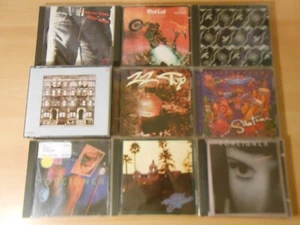 Lot (9) Classic Rock CDs Physical Graffiti ZZ Top Rolling Stones Eagles EXC - Picture 1 of 15
