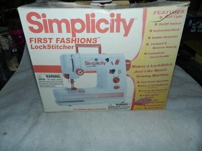 Simplicity First Fashions Lockstitch Sewing Machine Beginner BATTERY/ELECTRIC - Image 1 of 4
