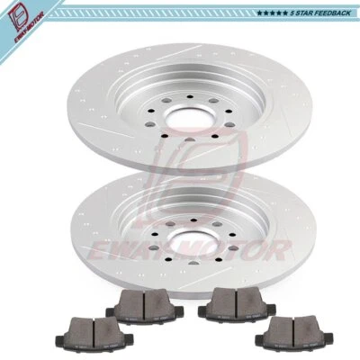 Rotores y pastillas de freno trasero de cerámica para Ford Five Freestyle Taurus Mercury Sable Foto 1 de 4