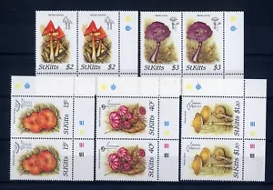ST. KITTS - NEVIS - 1987 - Funghi MNH** - Foto 1 di 1