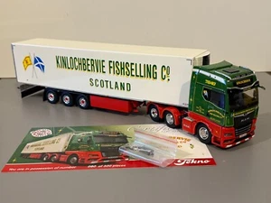TEKNO 1:50 KINLOCHBERVIE MAN TGA GX 6X2 GRAY & ADAMS TRAILER LTD EDITION - Picture 1 of 9