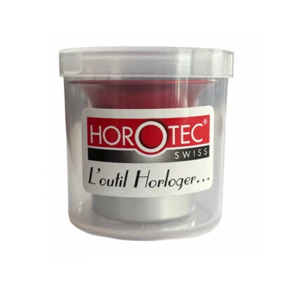 Horotec MSA 00.031-1, 10x Lupa en Aluminio Anodizado Rojo con Anillo Atornillado Foto 1 de 2