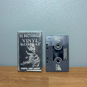 DJ Rectangle – Vinyl Kombat Cassette 90's Hip Hop Rap Tape VTG Promo - Picture 1 of 3