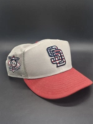 NUEVA ERA San Diego Padres 4 de Julio Papá Sombrero OSFM Ajustable 9TWENTY SD Gorra  Foto 1 de 4