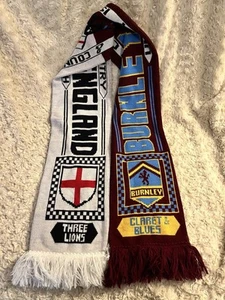 Burnley FC England Mash Up Scarf  - Picture 1 of 3