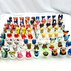 Lot 80 Good2Grow Juice Bottle Tops Character Caps Disney Nickelodeon Marvel - Picture 1 of 12