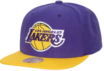 Snapback Mitchell & Ness púrpura/amarillo NBA Los Angeles Lakers 2 tonos 2.0 - OSFA Foto 1 de 3