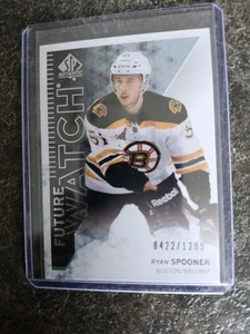 2013-14 SP Authentic Future Watch 0422/1299 Ryan Spooner Card# 207 - Picture 1 of 2