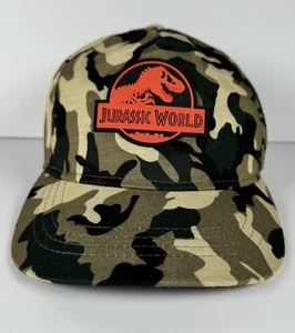 Jurassic World Hat Universal Studios Camo Adjustable Snap Back Cap - Picture 1 of 7