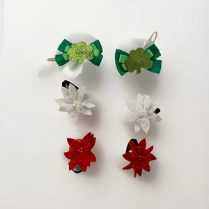 Ropa de peluche Build-A-Bear FLOWER EAR BOWS (3) - Imagen 1 de 10