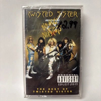 Twisted Sister - Big Hits & Nasty Cuts: Best Of - 1992 Cassette - Mint, SEALED Foto 1 de 3