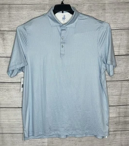 Johnnie-O Featherweight Men's Polo - Barrels Blue Size LT - Picture 1 of 5