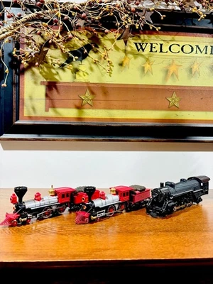 LOTE ESCALA HO DE 3 TRENES LOCOMOTORA A VAPOR 2 JUPITER 4-4-0 Y MIKADO 2-8-2 Foto 1 de 4