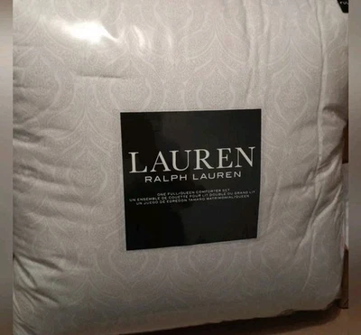 Nuevo juego de edredón Ralph Lauren completo/queen 3 piezas Rosedale Paisley  Foto 1 de 4