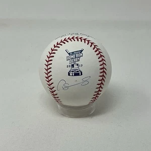 Gary Sanchez Autographed New York Yankees 2017 Home Run Derby ROML Baseball MLB - Picture 1 of 3