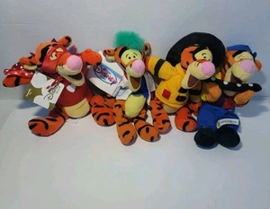Lot of 4 | The Disney Store | Winnie The Pooh | Tigger - 10" Long Plushes  - Picture 1 of 6