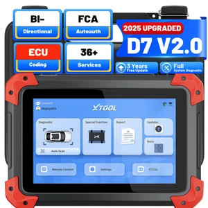 XTOOL D7 Bidirectional Car OBD2 Diagnostic Scanner Key Programmer ECU Coding - Picture 1 of 13