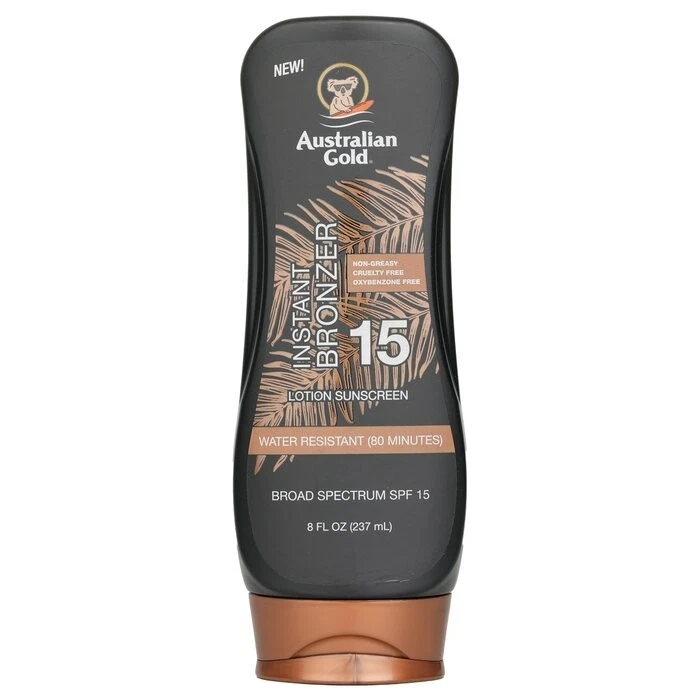 Australian Gold - Lotion Sunscreen SPF 15 with Instant Bronzer 237ml/8oz - image 1 of 3