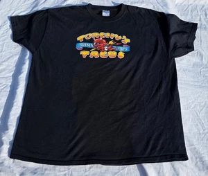 Camiseta Torchy's Tacos Damn Good Azul Oscuro Adulto XL Diablo Famoso Texas Eatery - Imagen 1 de 7