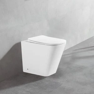 Stand WC WHR-446055 Keramik Spülrandlos mit Soft-Close WC-Sitz Toilette NEU - Bild 1 von 7