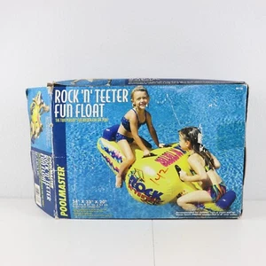 Poolmaster Vintage 2001 Rock 'N' Teeter Fun Float The Two Person Fun Pool Rocker - Picture 1 of 12