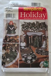 Simplicity 7846 - Christmas Decorations - UNCUT Sewing Pattern - Picture 1 of 3